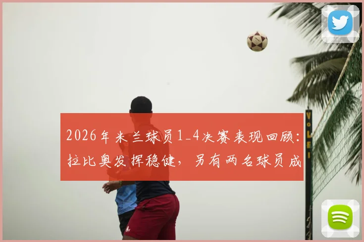 2026年米兰球员1_4决赛表现回顾:拉比奥发挥稳健,另有两名球员成功晋级四强