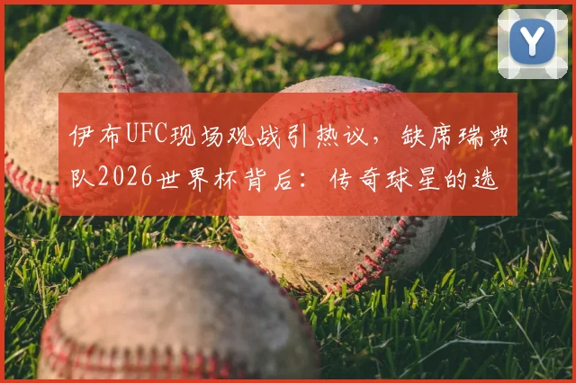 伊布UFC现场观战引热议,缺席瑞典队2026世界杯背后:传奇球星的选择与体育迷的争论